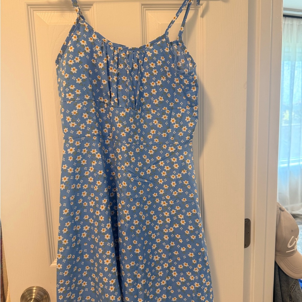 Floral Blue Sundress
